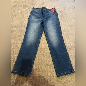 Spanx size large straight leg jeans